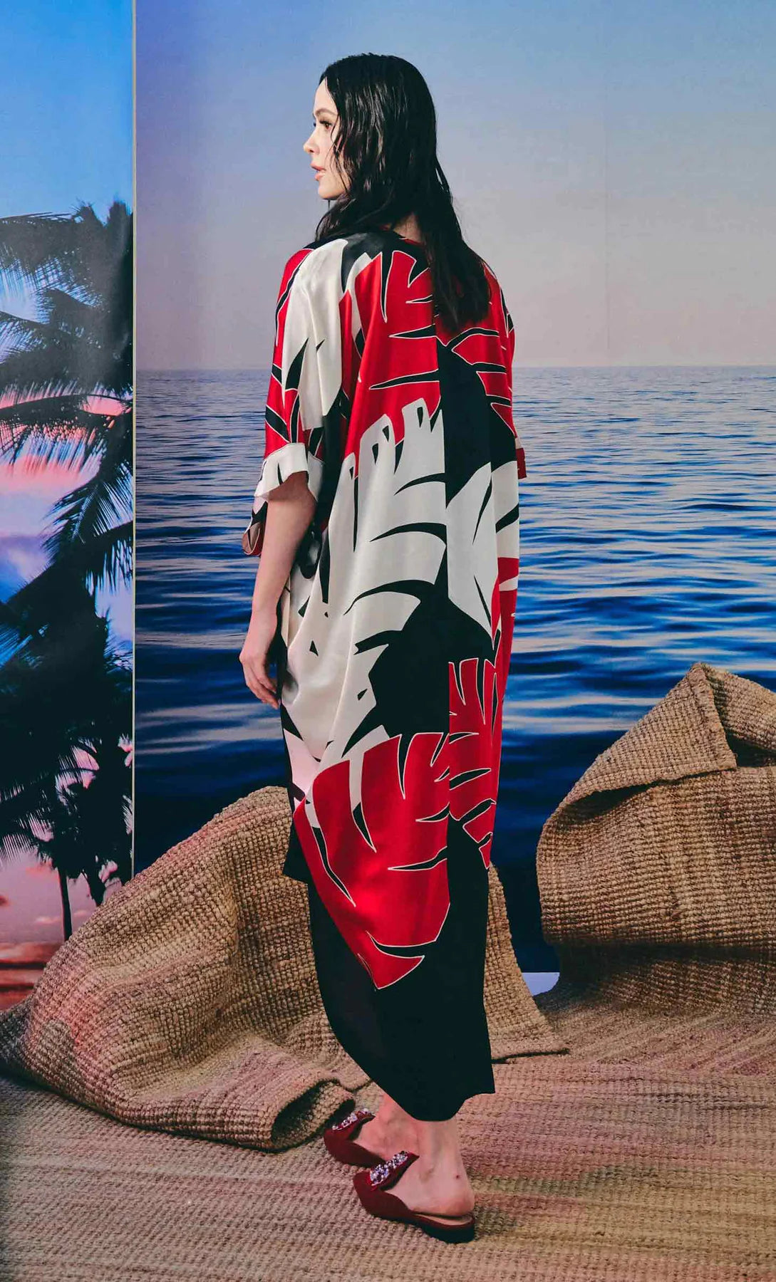 Berry Dress Kaftan Dress